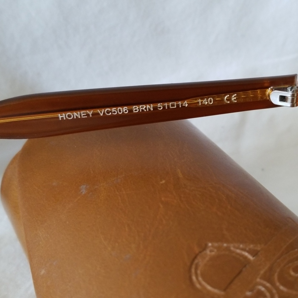 Vintage~Victory Optical Honey RX Eyeglasses - Picture 6 of 8